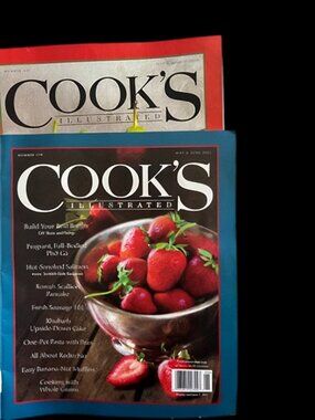 Two Cook's Illustrated Magazines